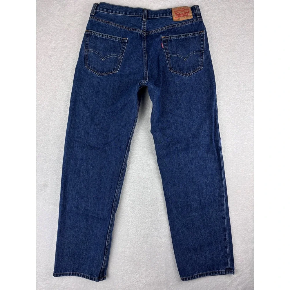 Levi's 550 Relaxed Fit Jeans Medium Wash Denim Everyday Pants‎ W36 L32